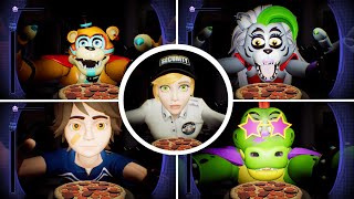 Everyone steals Chicas pizza  Five Nights at Freddys Security Breach [upl. by Dickman]