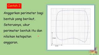 Menganggar perimeter pelbagai bentuk dan menilai ketepatan anggaran [upl. by Crowell]