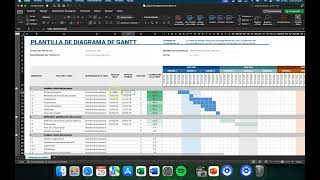 creacion de carta gantt [upl. by Carli705]