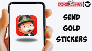 How To Send Gold Stickers on Monopoly go [upl. by Enela702]