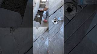 Flawless Floor Tiling amp Drain Hole Installation – Professional and Perfect Results [upl. by Otreblaug255]