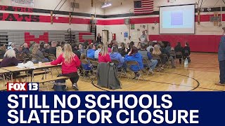 Marysville School District holds final meeting on potential school closures  FOX 13 Seattle [upl. by Lucie]