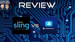 Review  Sling TV vs PlayStation Vue [upl. by Artenal]