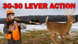 Deer Hunting with 3030 Lever Action Iron Sight [upl. by Shayn]