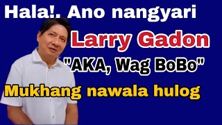 HALA Anong Nangyari sayo LARRY GADON quotAKAWAG BOBOquot Mukhang Nawala sa Hulogquot [upl. by Gunthar127]