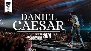 Daniel Caesar quotGet Youquot Live at Java Jazz Festival 2018 [upl. by Lounge]