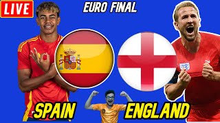 SPAIN 10 ENGLAND Full Match Reaction WATCH ALONG EURO Final Spain vs England Full Match Reaction [upl. by Eisle]