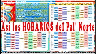 Pal Norte 2023 HORARIOS  Ve la INFO de los HORARIOS para el PalNorte 2023 [upl. by Kippie156]