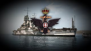 Kingdom of Italy 1861–1946 March of the Regia Marina quotLa Ritirataquot [upl. by Yenor494]