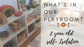 Whats In My Playroom 2 Year Old in SelfIsolation [upl. by Assert]