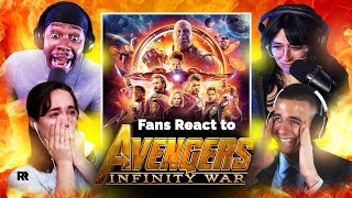 They were DEVASTATED by this one FIRST TIME watching Avengers Infinity War 2018 Reaction [upl. by Annayr]