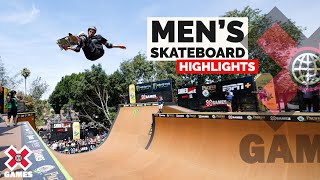 Mens Skateboard Highlights  X Games 2022 [upl. by Einimod]