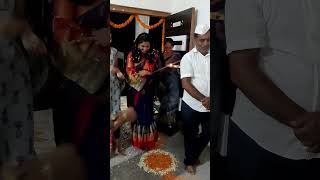 kelvan wedding bride love ytshorts couplegoals weddingsong marathi marathisong shetkari [upl. by Cobby10]