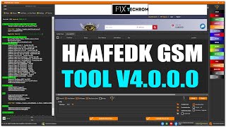 Haafedk GSM Tool Free Version V4000  Remove FRP  Erase MIicloud  Bootloader Unlock [upl. by Asir]