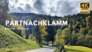 Partnachklamm GarmischPartenkirchen Bavaria Germany 4K Walking Tour [upl. by Ninnette]