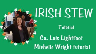 Irish stew line dance tutorial Improver choreography by Lois Lightfoot [upl. by Ynamrej]