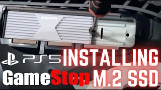 Installing Gamestop Exclusive PS5 M2 SSD [upl. by Leaj886]