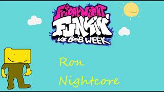 Fnf vs Ron Ron  Nightcore [upl. by Vedis]