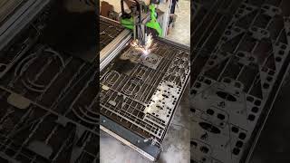 Cnc Plasma Cutting Nesting in Sheetcam Metal Fabrication project Welding projects shortsyoutube [upl. by Moitoso986]