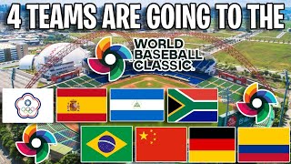 2025 World Baseball Classic Qualifiers Are Comfimed Predictions World Rankings amp More [upl. by Hedberg116]