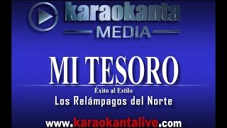 Karaokanta  Los Relampagos del Norte  Mi tesoro [upl. by Gnaht]