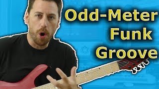 OddMeter Lesson with Gregory Bolomey  74 Funk Groove [upl. by Malkin]