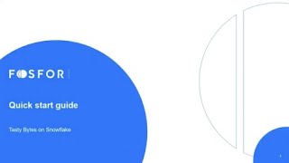 Quick Start Guide Fosfor Decision Cloud on Snowflake [upl. by Selij376]