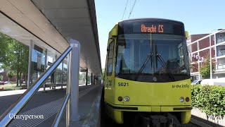 Cabinerit IJsselstein  Nieuwegein Centrum UOV Tram Utrecht [upl. by Popele]