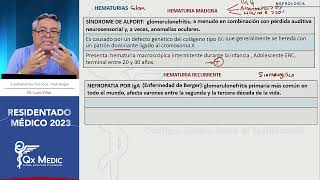 Nefrología  9 HEMATURIA GLOMERULAR [upl. by Mountfort]