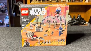 Lego clone trooper amp battle droid battle pack  set 75372 [upl. by Entruoc]