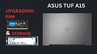 UPGRADE ALERT 2024 Asus TUF A15 RAM and SSD Upgrade Made Easy [upl. by Fotzsyzrk187]