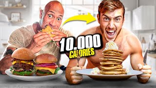 J’ai tenté les 10000 Calories de THE ROCK pendant 24H c’est vraiment abusé [upl. by Evin]