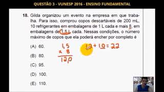 90 QUESTÃ•ES RESOLVIDAS DE CONCURSO MATEMÃTICA BÃSICA VUNESP [upl. by Gabriell398]