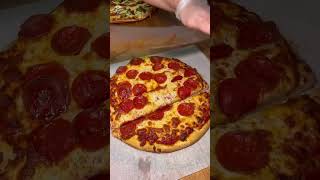 DOUBLE DOUGH PIZZA from Amore Chicago in Las Vegas pizza foodchallenge lasvegas [upl. by Kermie]