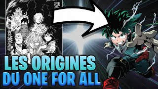 LES ORIGINES DU ONE FOR ALL EXPLIQUÉES  My Hero Academia [upl. by Lyn]