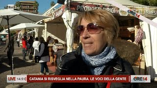 Catania si risveglia nella paura Le voci della gente  Ore 14 del 05022024 [upl. by Auqemahs]