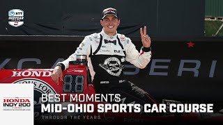 Through the years Alltime BEST moments from MidOhio Sports Car Course  INDYCAR [upl. by Cirred]