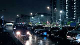 Тюмень Лето 2024 Дождливый вечер  Европейский микрорайон  Rainy Night  Cinematic Video [upl. by Ayela]