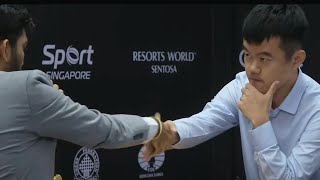 Ding Liren DEFEATS the Gukesh in the FIRST GAME in the 2024 FIDE WORLD CHAMPIONSHIP [upl. by Richey556]