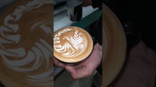 Wave 🌊 Tulip  Latte art [upl. by Neysa]