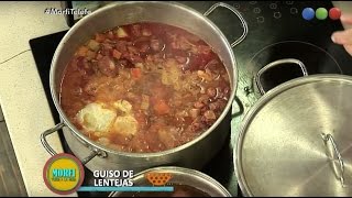 Guiso de lentejas receta  Morfi [upl. by Wait907]