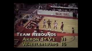 Wheelersburg vs Akron St Vincent 2nd Half  1984 AA Ohio Championship [upl. by Aihsik]