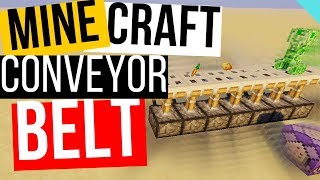 Minecraft How To Make A CONVEYOR BELT [upl. by Malinde818]