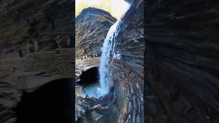 Watkins Glenn Park Cavern Cascade and Spiral Tunnel [upl. by Nirre742]