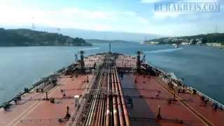 İstanbul Boğazı Gemi Geçişi  Istanbul Strait Ship Passage [upl. by Einaj]