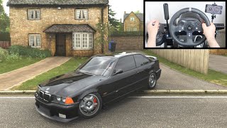 Forza Horizon 4 Drifting BMW M3 E36 Steering Wheel  Shifter Gameplay [upl. by Esele867]