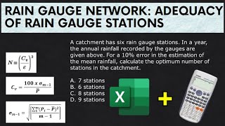 Rain Gauge Network  Adequacy of Rain Gauge Stations [upl. by Neddie272]