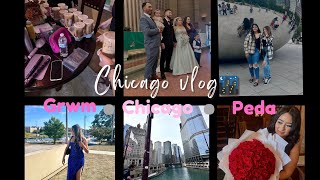 Chicago Vlog  BODA • GRWM • PEDA litness [upl. by Ennayelhsa]