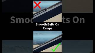 Smooth Belts On Ramps  satisfactoryvideos coffeestainstudios satisfactory satisfactory1 [upl. by Leamaj]