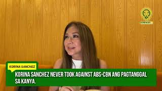 Korina Sanchez never took against ABSCBN ang pagkatanggal sa kanya [upl. by Attesor]